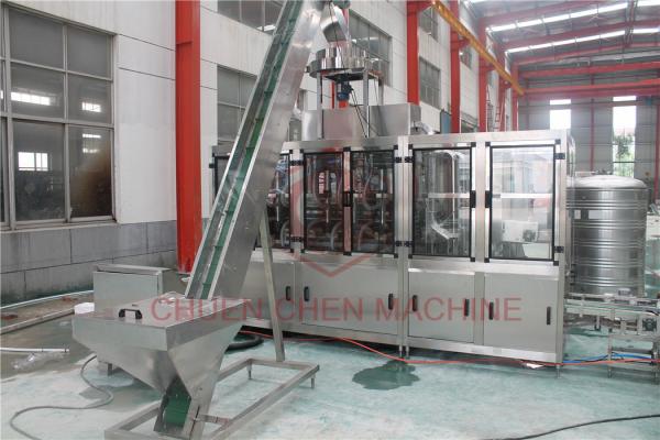 Commercial 20L Barrel Water Filling Production Line 900 Bottles Per Hour