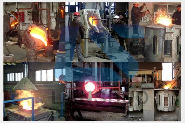 200KW Induction Large Melting Furnace High Success Rate For Copper Iron Aluminum