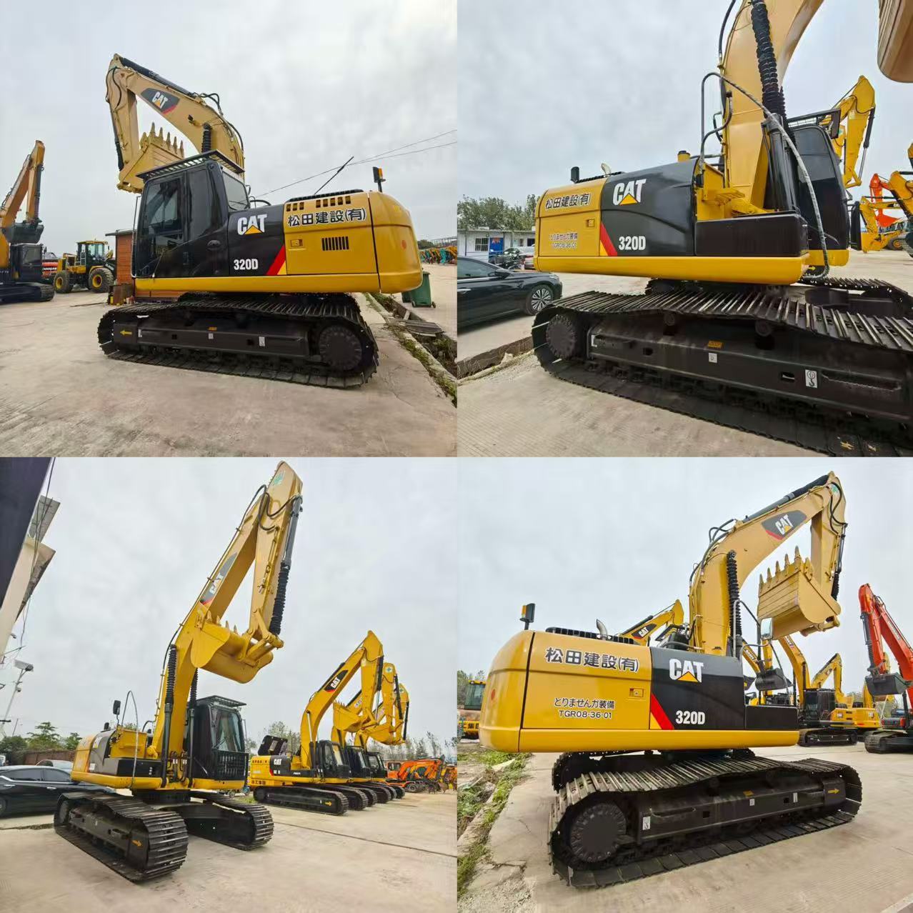 High-Quality Original CAT 320D 20 Ton Crawler Excavator Used Excavator for Sale in Stock with Best Price