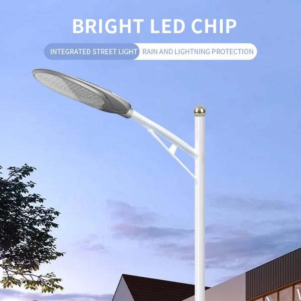 White AC Led Street Light Ip67 For Municipal Road 30 Watt 36 Watt 40 Watt