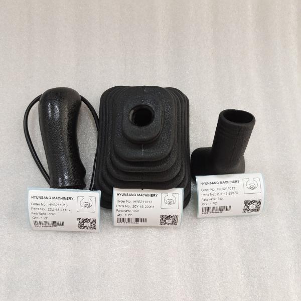 Komatsu Excavator Cabin Parts Boot 20Y-43-22261 20Y-43-22370 22U-43-21182 For PC120 PC130