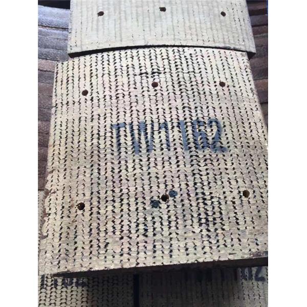 ブラウン色ブレーキ ブロック材料、穴が付いている産業摩擦材料