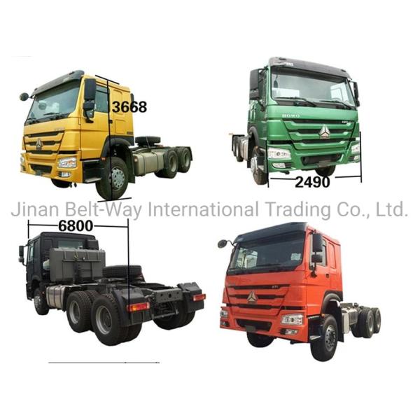 Sinotruk HOWO Used Tow Truck 6X4 371-450HP Tractor Truck with ISO Tire Certification