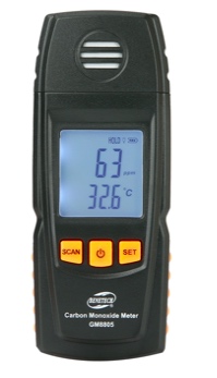 промышленный детектор утечки газа 1ppm, метр окиси углерода умного датчика Handheld