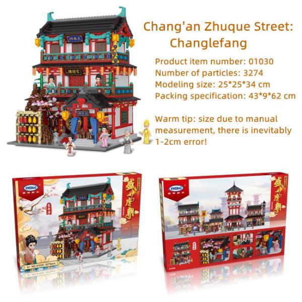 Tang Dynasty Modern Military Models Architecture ABS Plastic