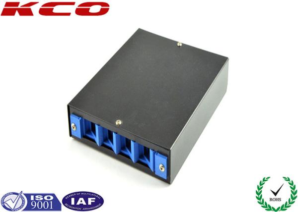 Indoor 4 Cores Fo Optic Fiber Termination Box 0.15dB for SC FC ST Adapters Wallmount