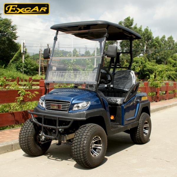 Тележки гольфа пластикового тела инженерства электрические, Макс.спед 25км/х