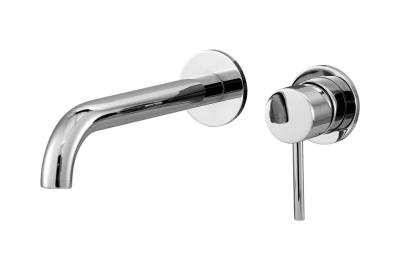 Muro montado misturador de chuveiro oculto Contemporâneo manobra T8009B