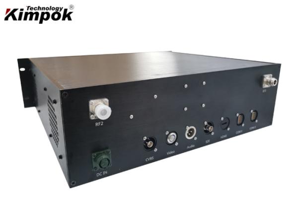 200km UHF / VHF COFDM Wireless Transmitter 100 Watt Waterproof for Maritime Affairs
