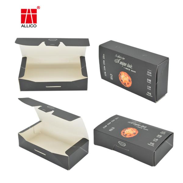 Коробки качества еды 8x6x4, коробка пирога пекарни 128-400gsm Artpaper