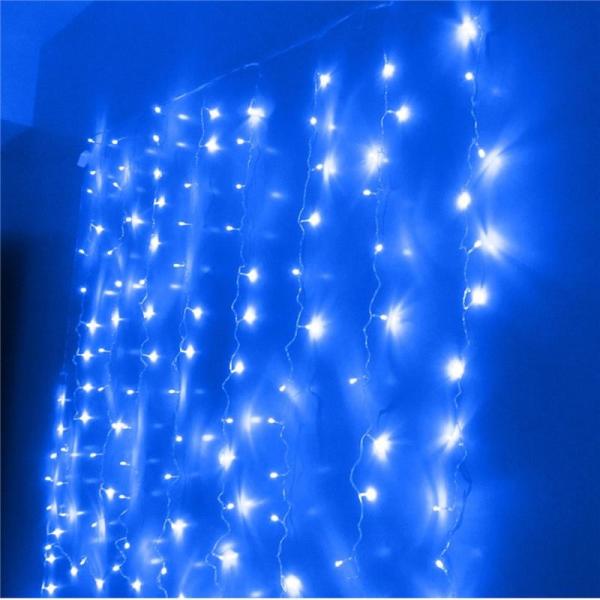 240v luzes de decoração de férias LED luzes de Natal cortina para exterior
