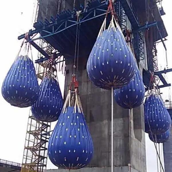 Ensaios de carga offshore de estaleiros navais Sacos de água Material PVC premium