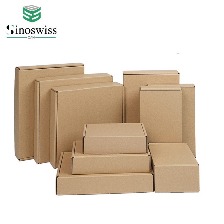 Sustainable Eco Friendly Airplane Paper Packaging Boxes Kraft Corrugated Mailer Boxes