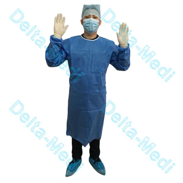 Hospital  Sterile Non Woven Disposable Surgical Gown