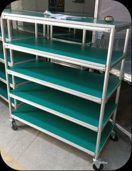 Trolley/Lean pipe workbench/Assembly line