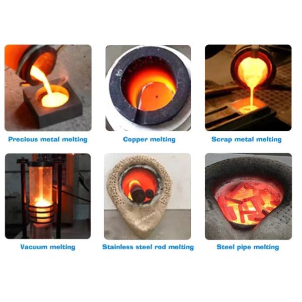 Печь индукции средней частоты IGBT плавя для плавить стального утюга серебряный