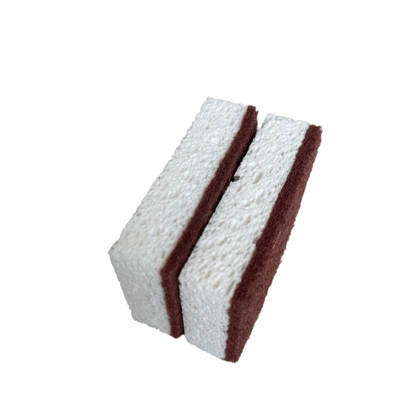 Tampon à récurer en pulpe de sisal avec une grande capacité d'absorption pour le nettoyage multi-surfaces de la cuisine, huile et eau