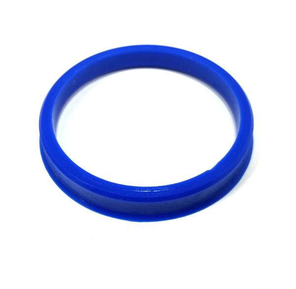 Blue Wheel Center Bore Plastic Hub Rings 65.1 To 72.6 Mm For Chevy / Chevrolet