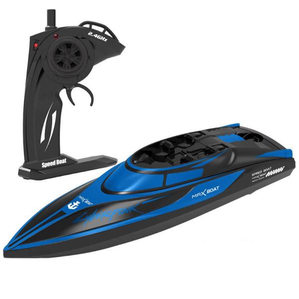 20 KPH High Speed Remote Control Water Play Electric Boats with Plastic Material