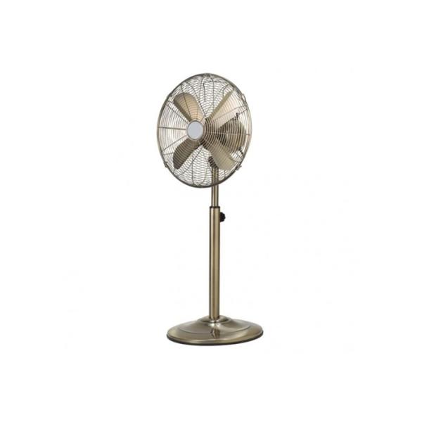 Matellic Safety Grill Electric Stand Fan Heavy Duty Round Base 4 Blade 50W