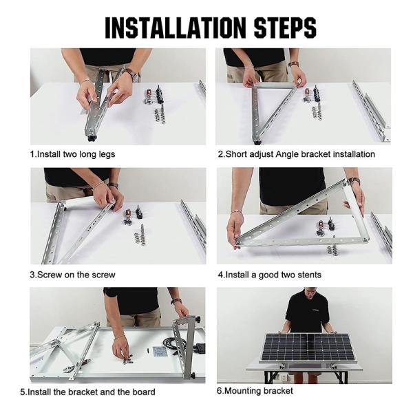 Ground Mounted PV Panel Racking System Precision PV Support Bracket ISO9001