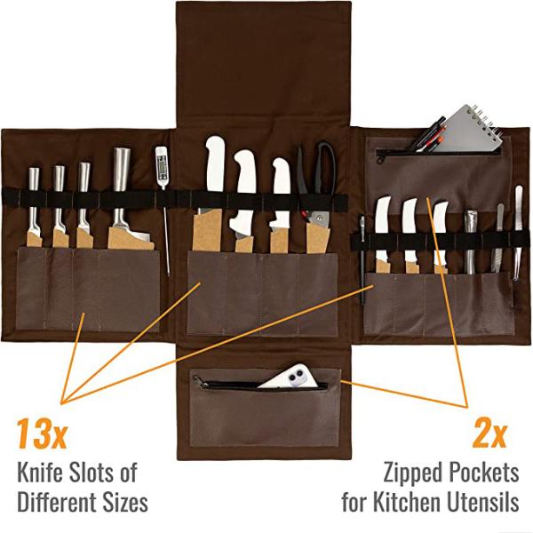 Zero Tolerance Knife Storage Bag Crossbody Backpack Custom Chefs 37x30