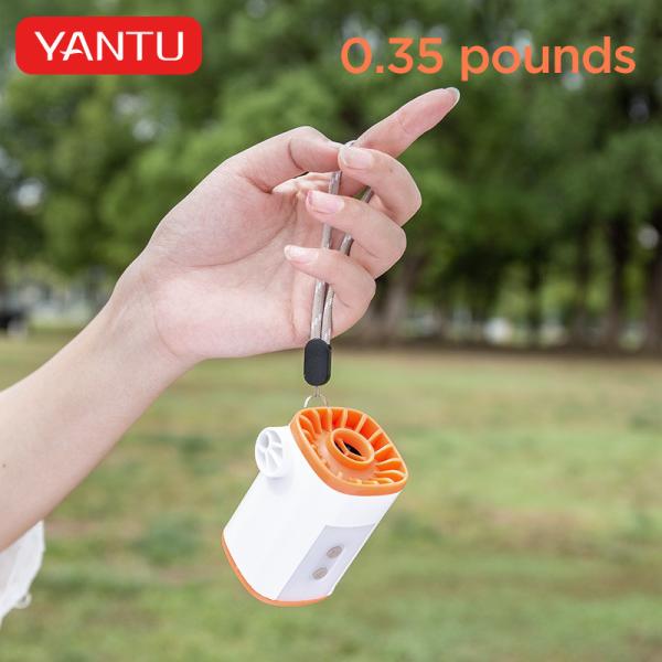 5V 2A Power Input YANTU AM25 12V High Pressure Rechargeable Mini Air Tire Inflator