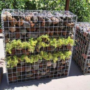 Galfan Coated Gabion Box with Hot Dip Galvanized Wire Mesh and 450 N/mm2 Tensile Strength for Stone Retention