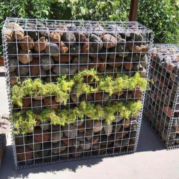 Galfan Coated Gabion Box with Hot Dip Galvanized Wire Mesh and 450 N/mm2 Tensile Strength for Stone Retention