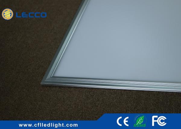 4900LM Silver Aluminum Frame LED 48W Panel Light Square 600 * 600 * 10 MM 80 LM / W CRI > 80 Imported Acrylic