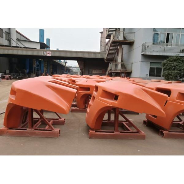 TS16949 Shot Blast Gray Iron 10000kg Crane Counterweight