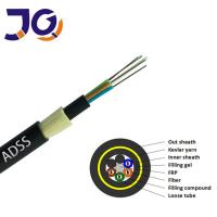 24 cabos de fibra ótica 12 48 96 aéreos do núcleo G652D ADSS cabo de uma comunicação de 144 núcleos