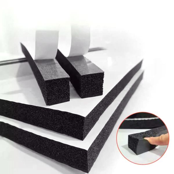 NBR Weather Stripping Foam Tape Customizable High Resilience Foam Weather Seal