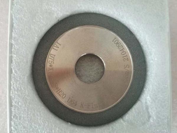 ligação híbrida Diamond Grinding Wheel 75*8*20*10*8 D64 da resina 1A1