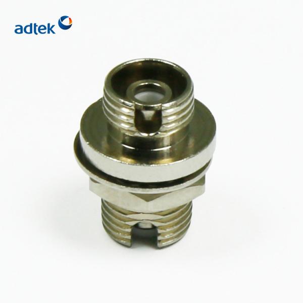 Round Head FC Fiber Optic Adapter Accessory Red Plastic Jacket