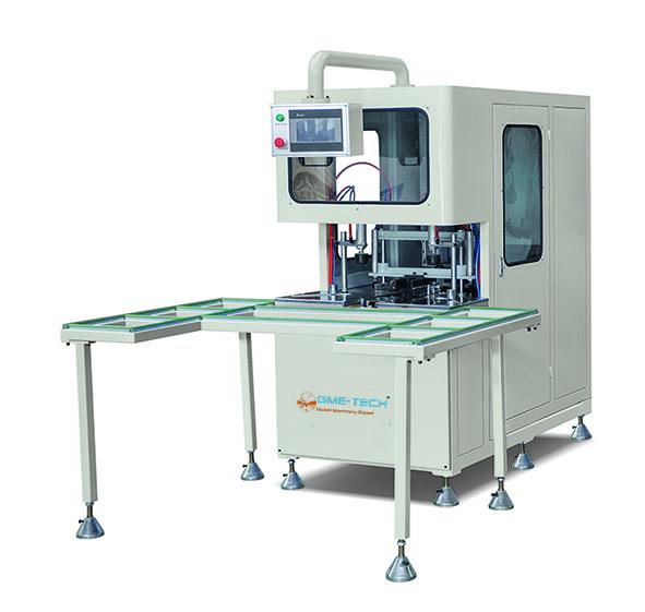 Economic upvc window corner cleaning machine for contruction window production, PLC cleaning machine
