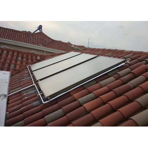 250L 316 Stainless Steel Flat Plate Solar Water Heater Blue Coating Flat Collector flat solar water heater