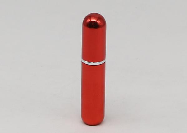 Oval Red Refillable Travel Perfume Spray Bottle Pocket Size Mini Perfume Atomiser