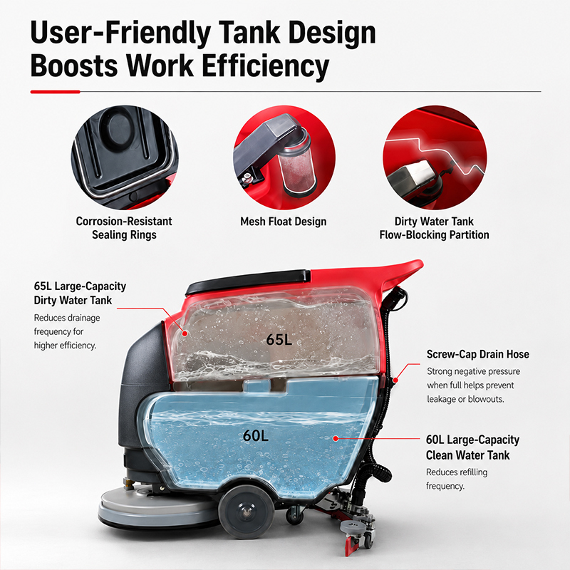 Affordable Price Industry Cleaning Equipment Electric Floor Scrubber Support OEM/ODM