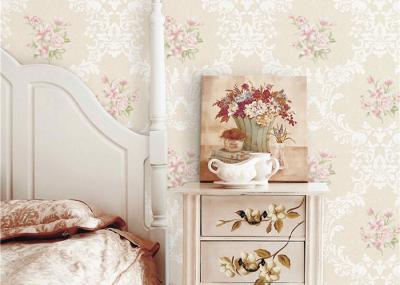 Flowers Damask Printing Concise European Country Style Wallpaper 0.53*9.5M