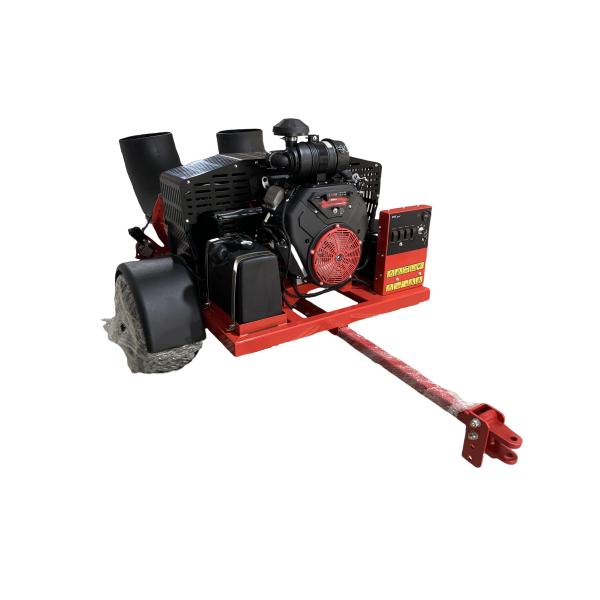 Souffleur de débris à double turbine pour parcours de golf OEM, souffleur de feuilles d'herbe, 3600 tr/min, essence 4 temps