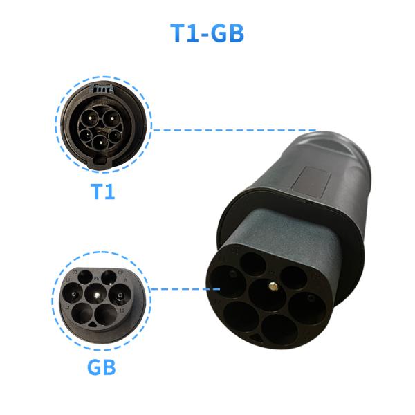 Type 1 To GBT Adapter for Chinese Car charging on j1772 Type 1 EV station gB/T car Electric Vehicle Charger Converter (Адаптер типа 1 к GBT для зарядки китайских автомобилей на j1772)