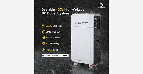 ENP51314-HV DC Boost High-Voltage Energy Storage System | 400V LiFePO4 Battery | 16.07kWh Module, Scalable to 128.56kWh