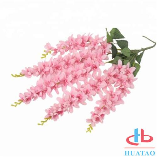 Indoor / Outdoor Artificial Green Plants Silk Hanging Wedding Decoration For Home And Restaurant