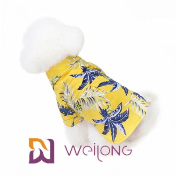 Short Sleeve Cotton Poplin Dog T Shirts For Dogs Breathable Comfortable