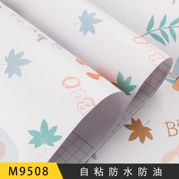 Waterproof PVC Self-Adhesive Wallpaper for Children's Room Design Cartoon Wall Stickers