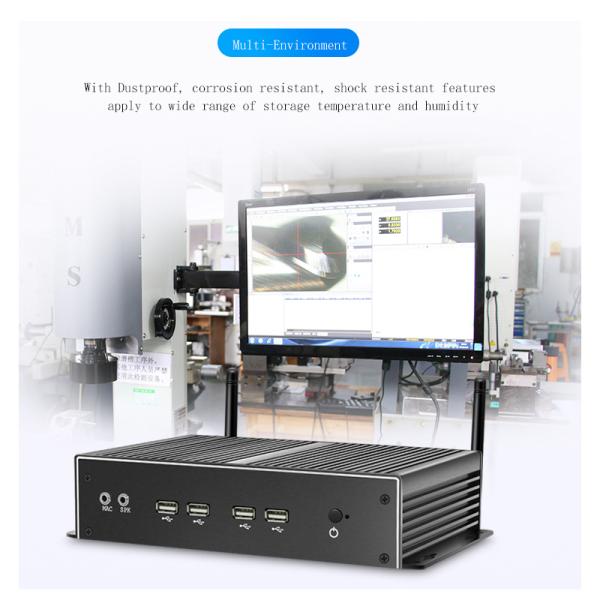 HLY Fanless Industrial Mini PC with Intel Core i5 4200U Dual Gigabit Ethernet and RS232 Ports