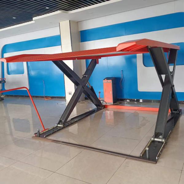 2.2KW Мотор с двойной палубой ножницы Автомобильный парковочный подъемник для 5000 мм * 2000 мм * 1900 мм Размер автомобиля