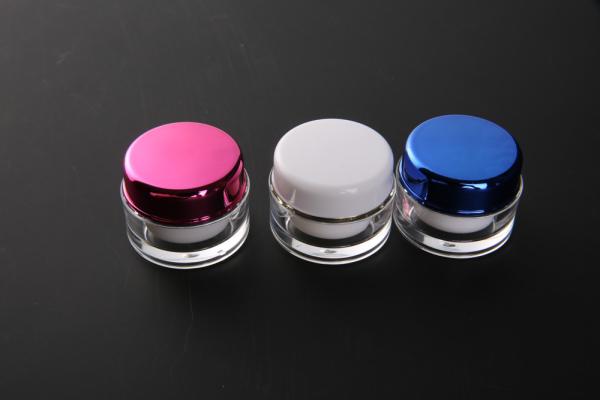 Presente que empacota 5ml PMMA Mini Cosmetic Containers/frascos cosméticos vazios