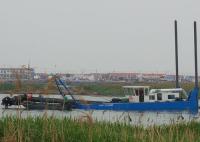 Diesel 150cbm/H Blue Color Cutter Head Dredge / 16kw River Dredging Machine